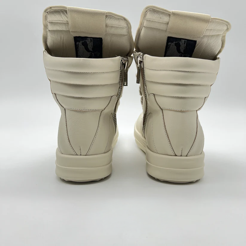 Rick Owens Geobaskets White Jumbo Lace